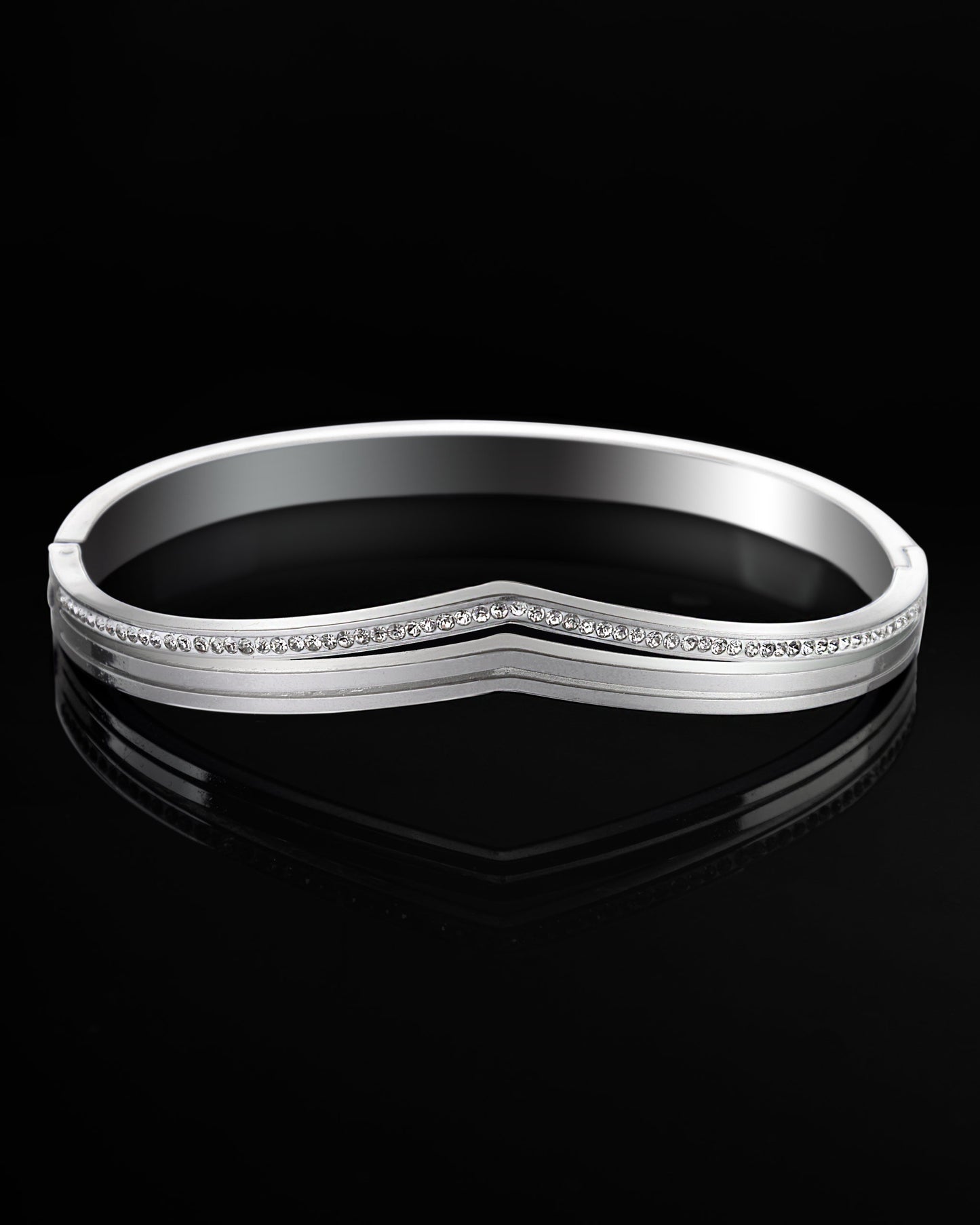 سوار التاج بالذهب الأبيض