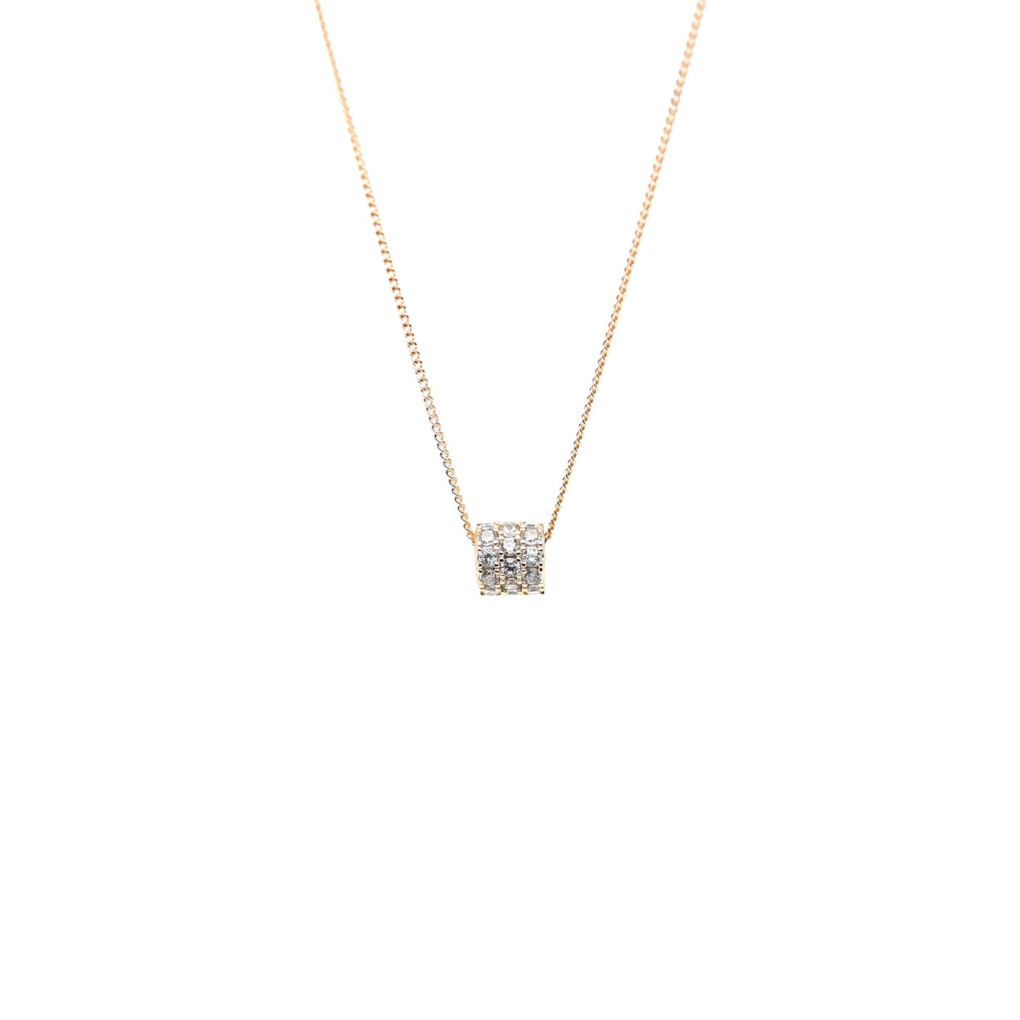 قلادة الحلقة المرصعة