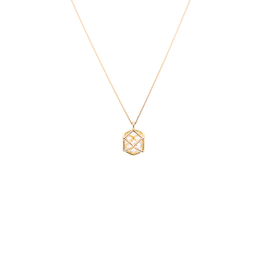 قلادة قفص الكريستال