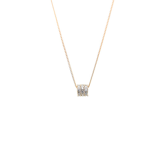 قلادة الحلقة المرصعة